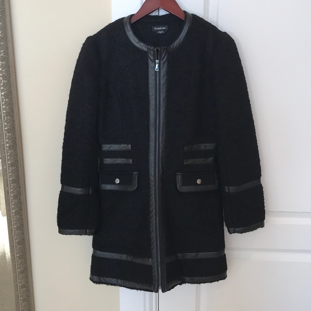 Bebe black coat